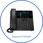 Polycom VVX450 Phone